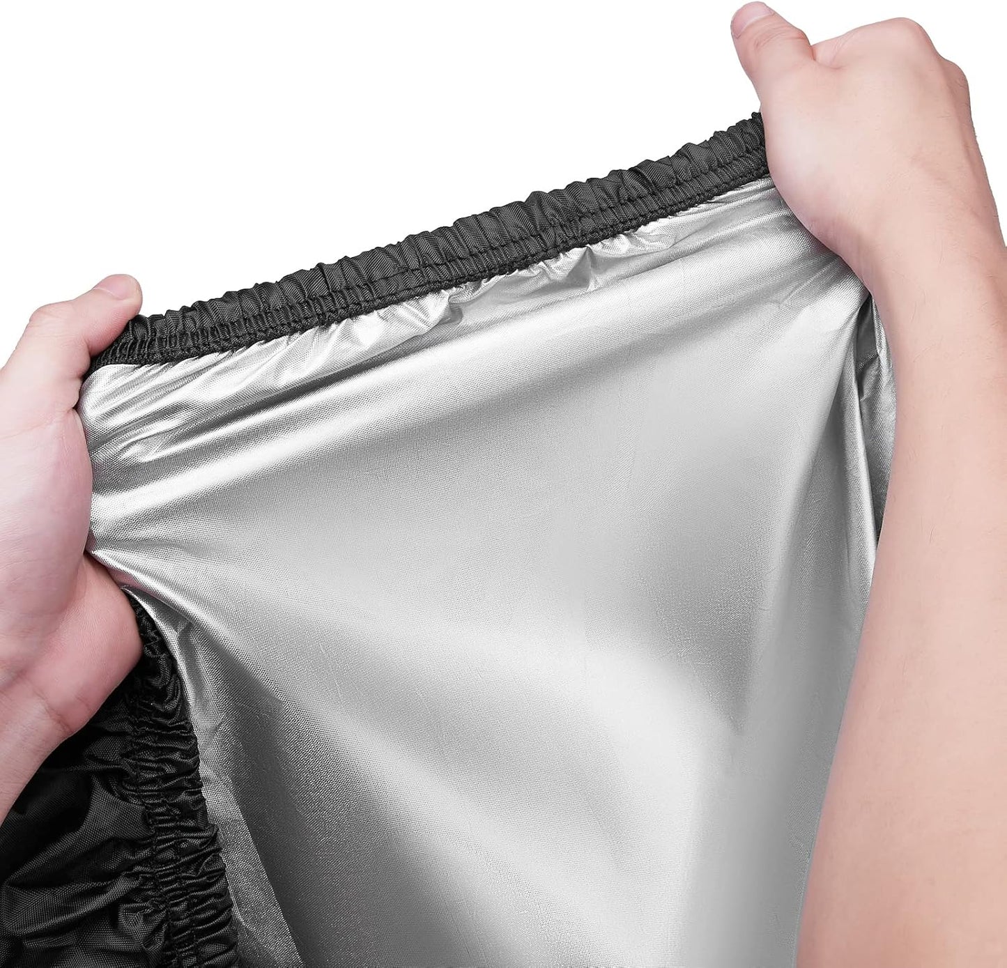 NEVERLAND Jet Ski Cover Suitable for 2 3 Seater Jetski Covers Heavy Duty Waterproof 210D with 2 Air Vent Marine Grade UV Resistant Compatible with Yamaha Sea-Doo Kawasaki Lengths 115'' to 120"
