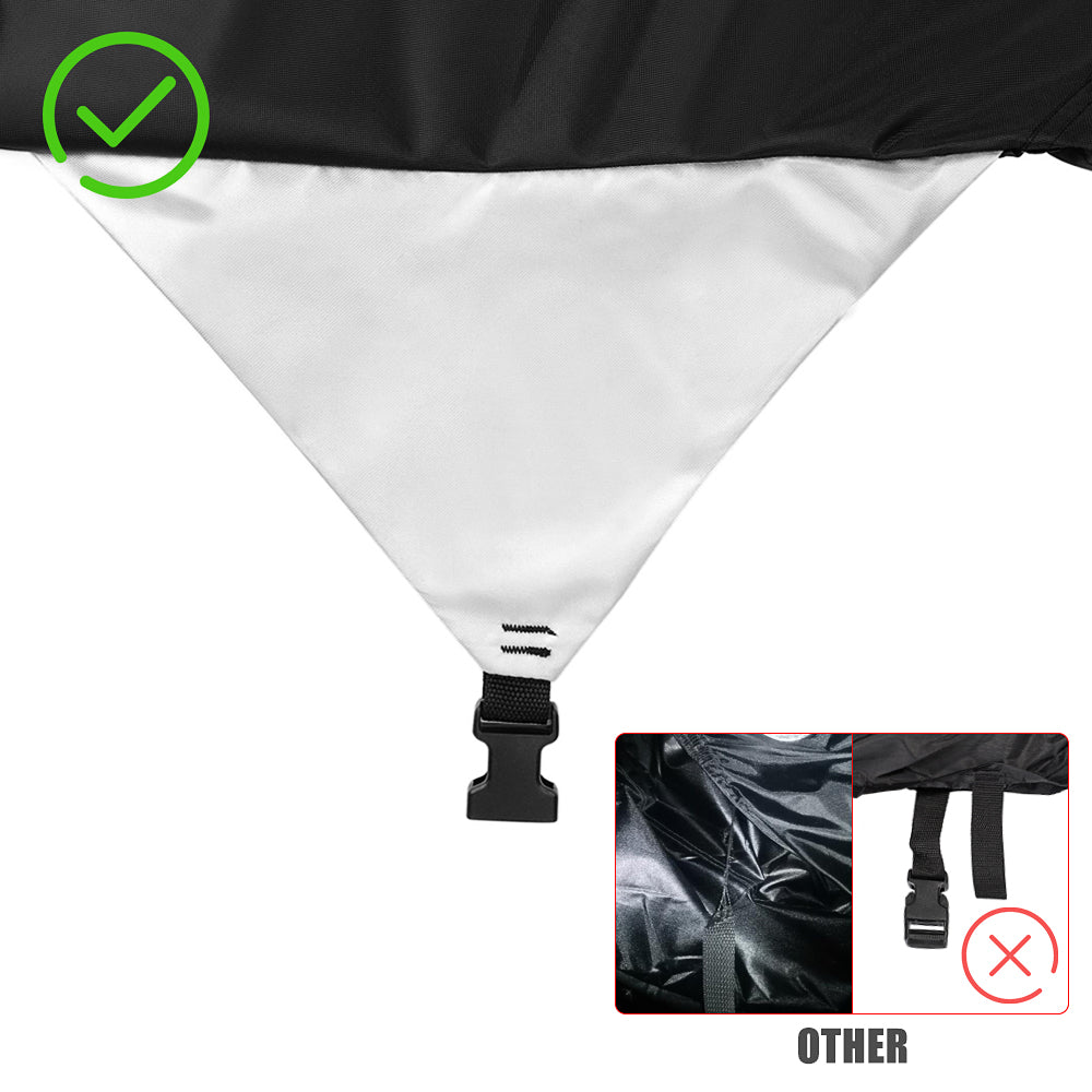 NEVERLAND UTV Cover, Heavy Duty Oxford Material Side by Side Covers for Polaris RZR XP 4 General 4 Ranger Crew Yamaha Can-Am Defender max Kawasaki 4-6 Passenger(Up to 155" L)