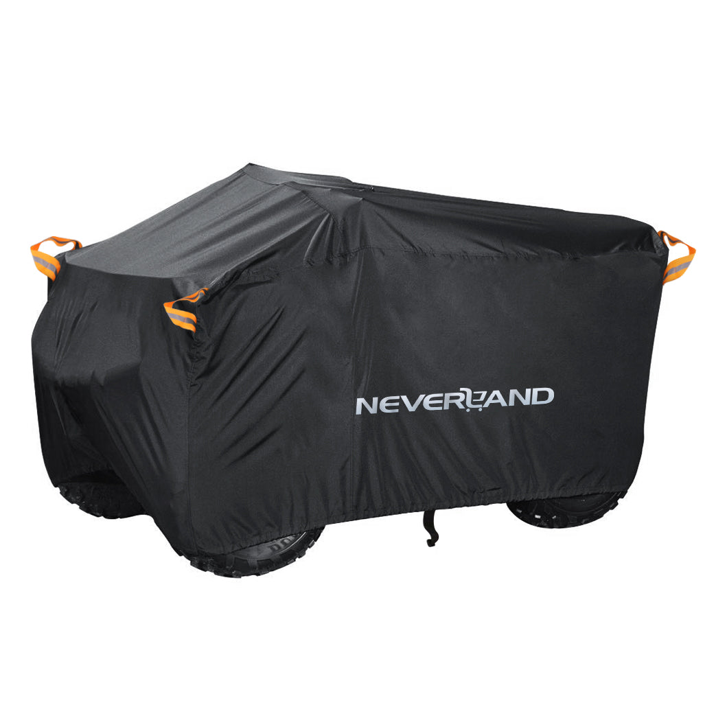 NEVERLAND ATV Cover Waterproof Heavy Duty XL Universal Quad Cover Outdoor Storage Cover 4 Wheeler Rain Cover All Weather for Polaris Sportsman Yamaha Honda Kawasaki Quad Bike